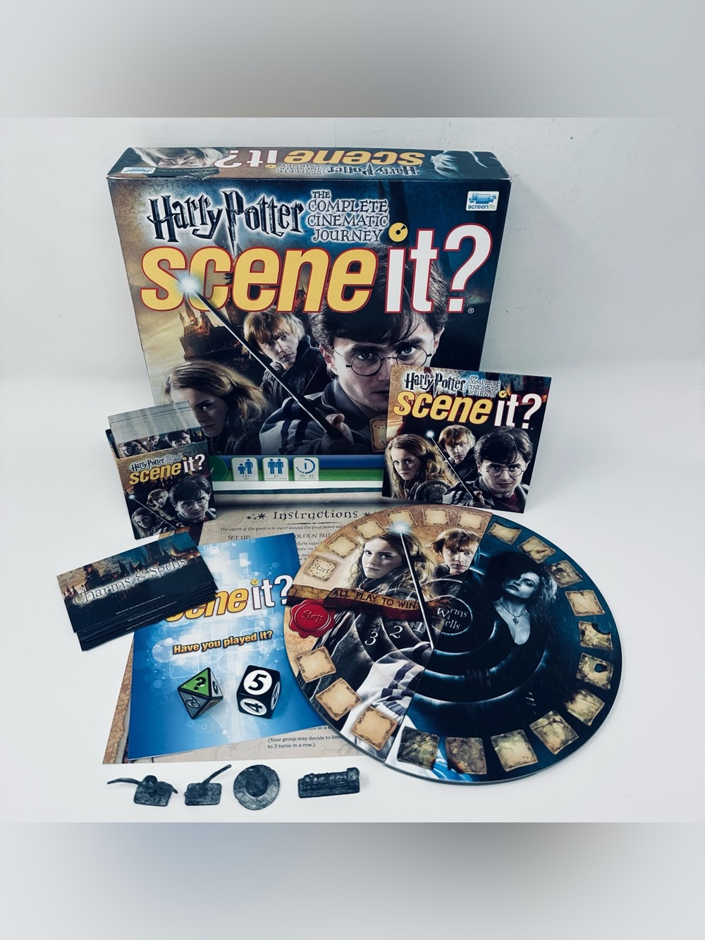 Scene it? Harry Potter The Complete Cinematic Journey DVD Board Game Complete